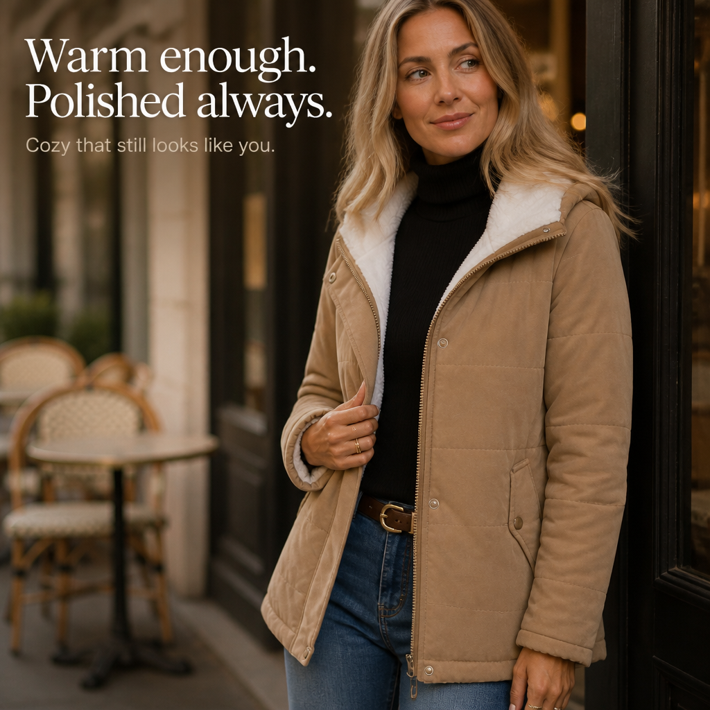 Coldbourne Hooded Puffer Jacket - Women's Thick Padded Coat