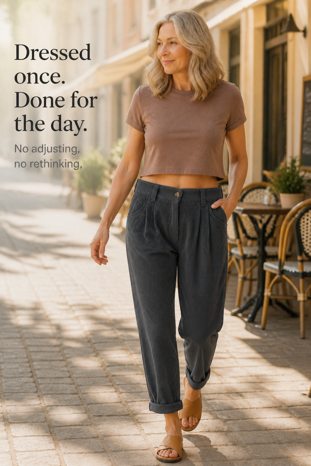 Linelle Pleated Trousers - Women's Wide Leg Trousers