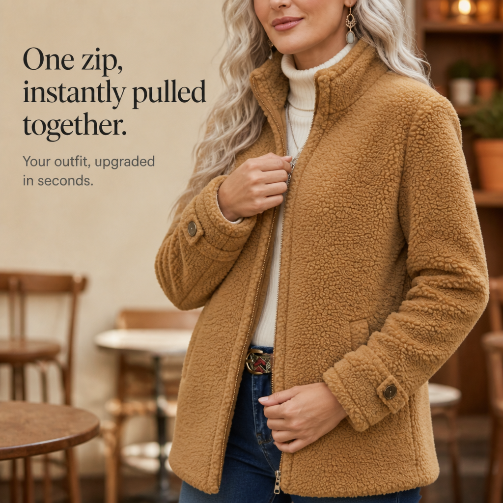 Wrapfield Stand Collar Zip Jacket - Women's Fleece Jacket