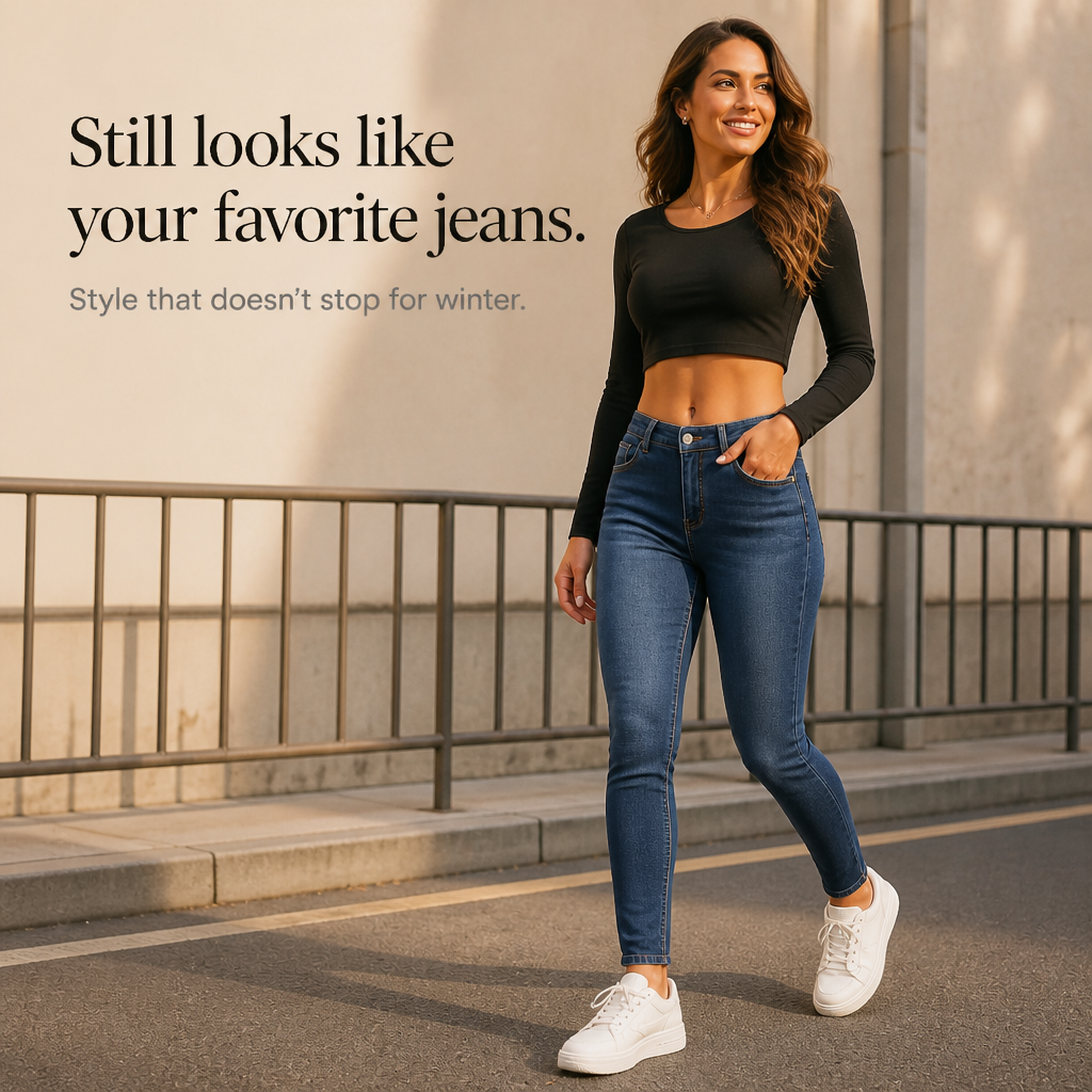 Thermabelle Skinny Jeans - Plush Lined Women's Winter Jeans