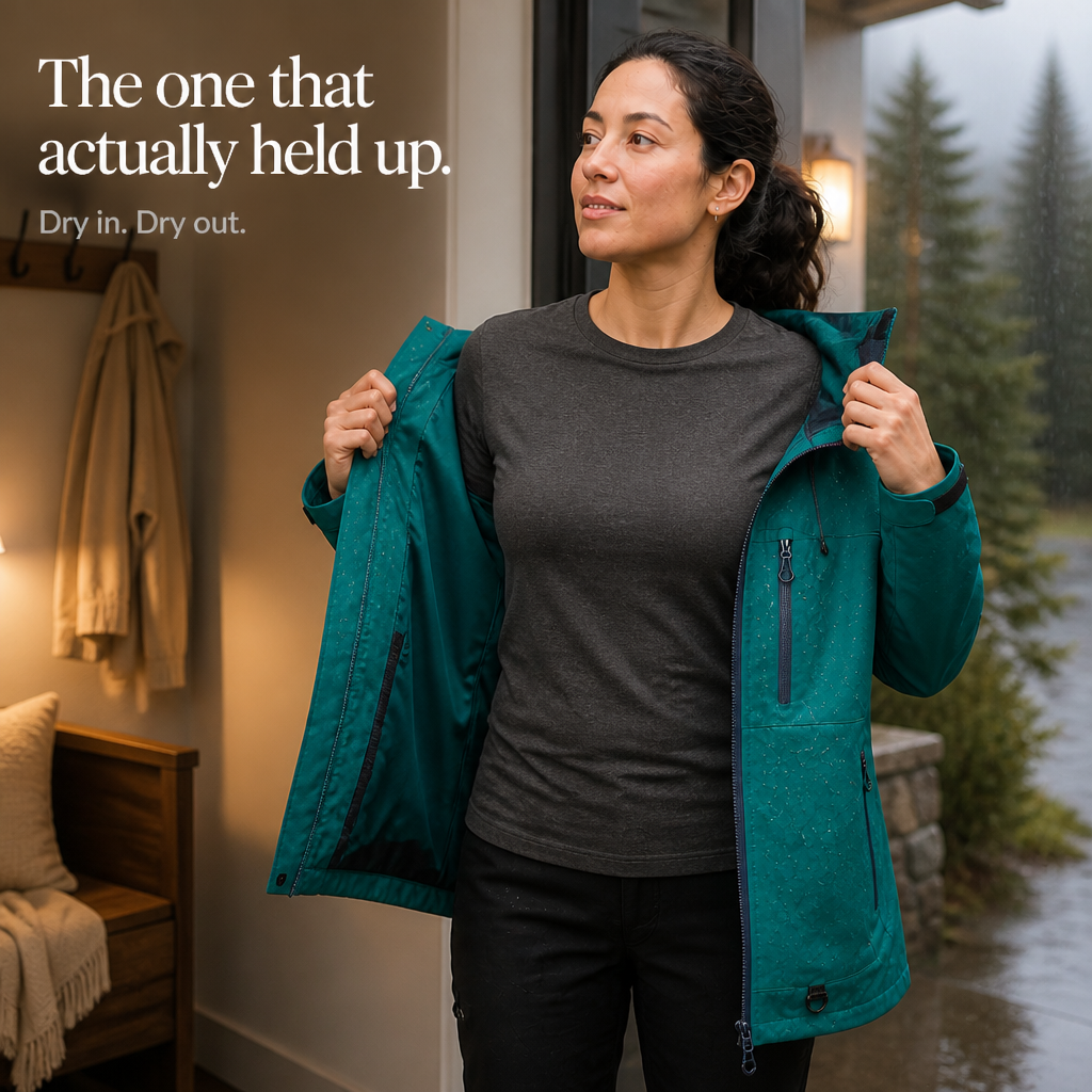 Vantrek Waterproof Windbreaker - Lightweight Rain Jacket