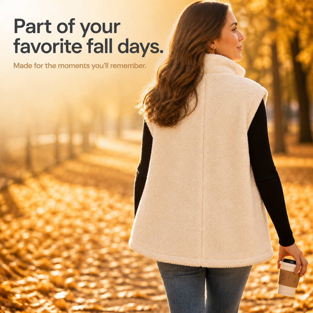 Hearth & Hush Sherpa Gilet - Fleece-Look Women's Vest
