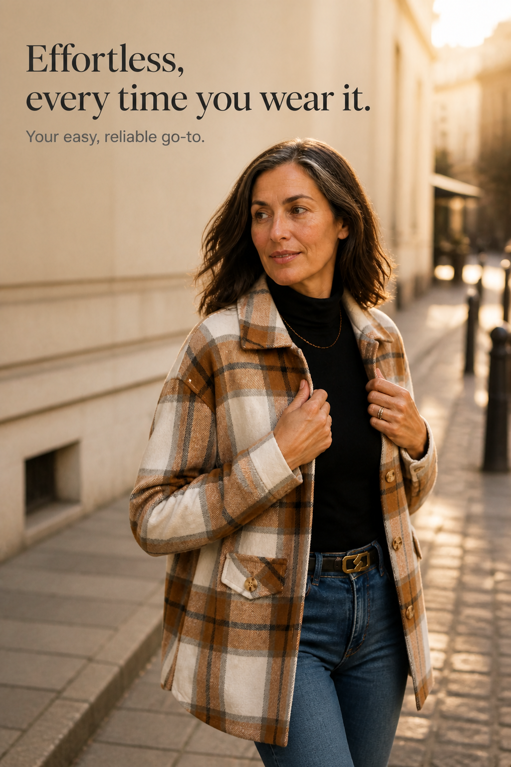 Shackston Plaid Shirt Jacket - Women's Relaxed Shacket
