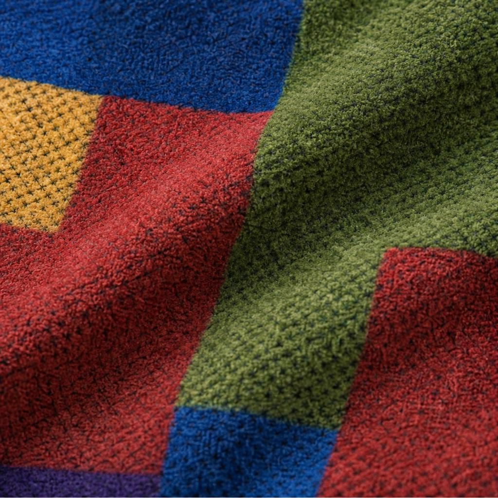 Patchwork Muse Hooded Cardigan - Colourful Women's Knit