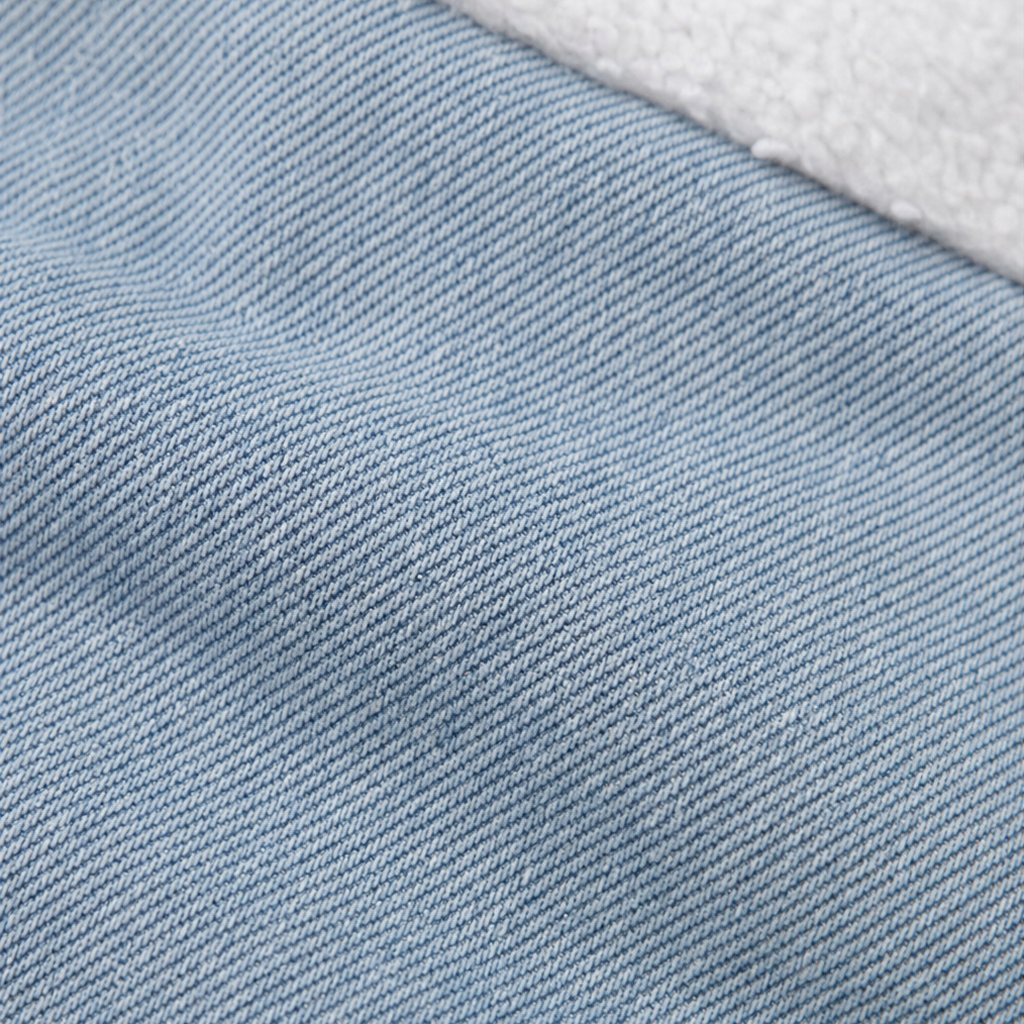 Layerly Hooded Layered Denim Jacket - Women's Cropped