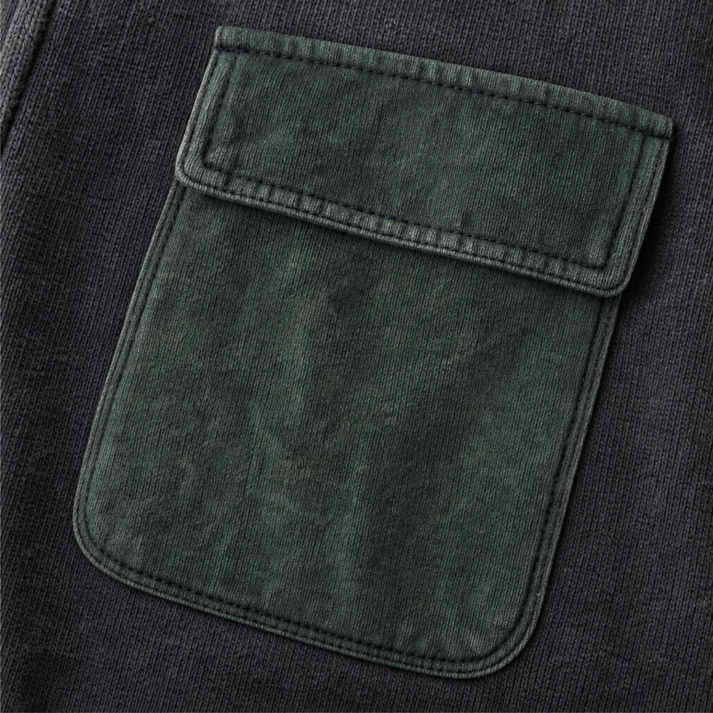 Patch & Thread Knit Jacket - Women's Pocket Cardigan