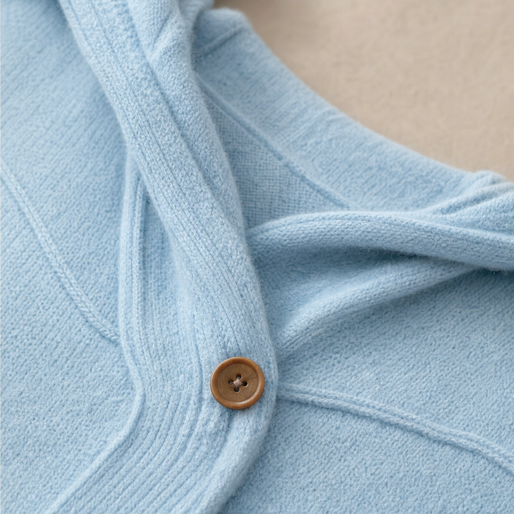 Lunette Wrap Hooded Cardigan - Women's Asymmetric Knit
