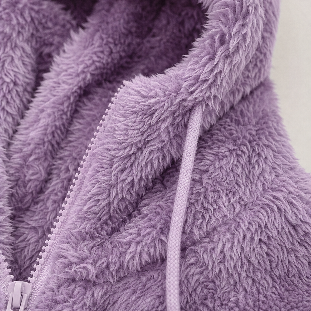 Cloudhug Hooded Plush Zip-Up Jacket - Women's Fleece Jacket