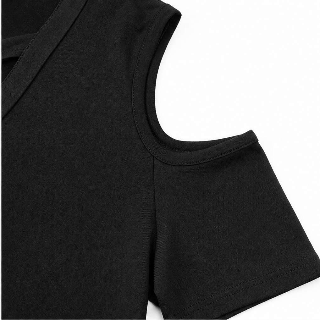Sharkbite Swing Tunic - Women's Cold Shoulder Top