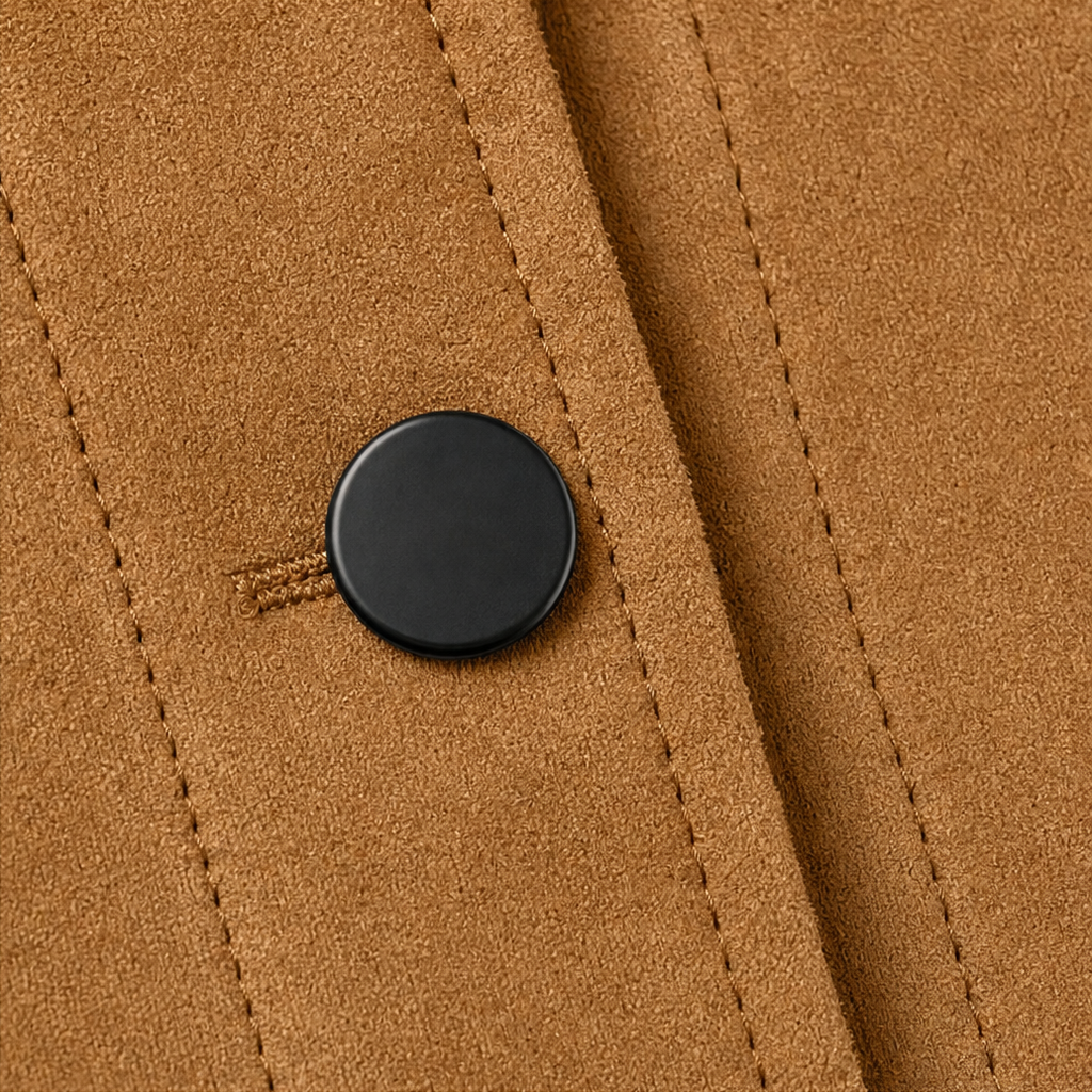 Suedelle Suede-Feel Jacket - Women's Button-Front Jacket