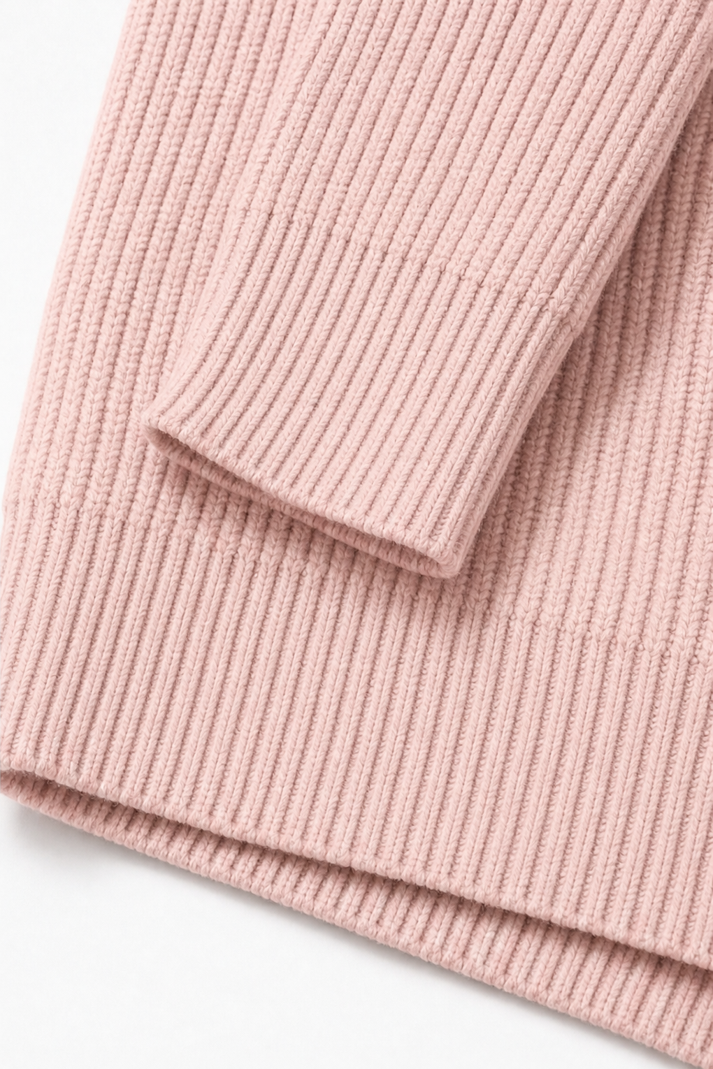 Stripevie - Ribbed Stretch-Knit Zip-Up Women's Cardigan