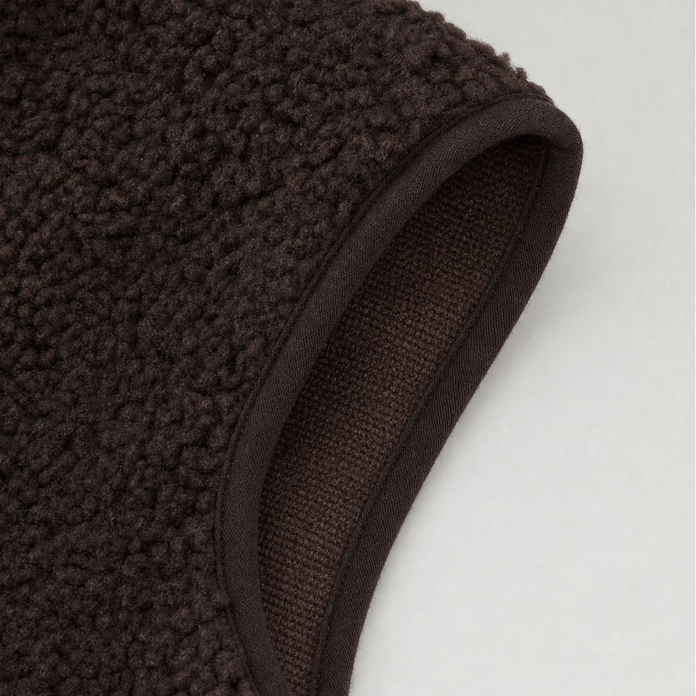 Overra Vest - Sleeveless Boxy Teddy Fleece Women's Gilet