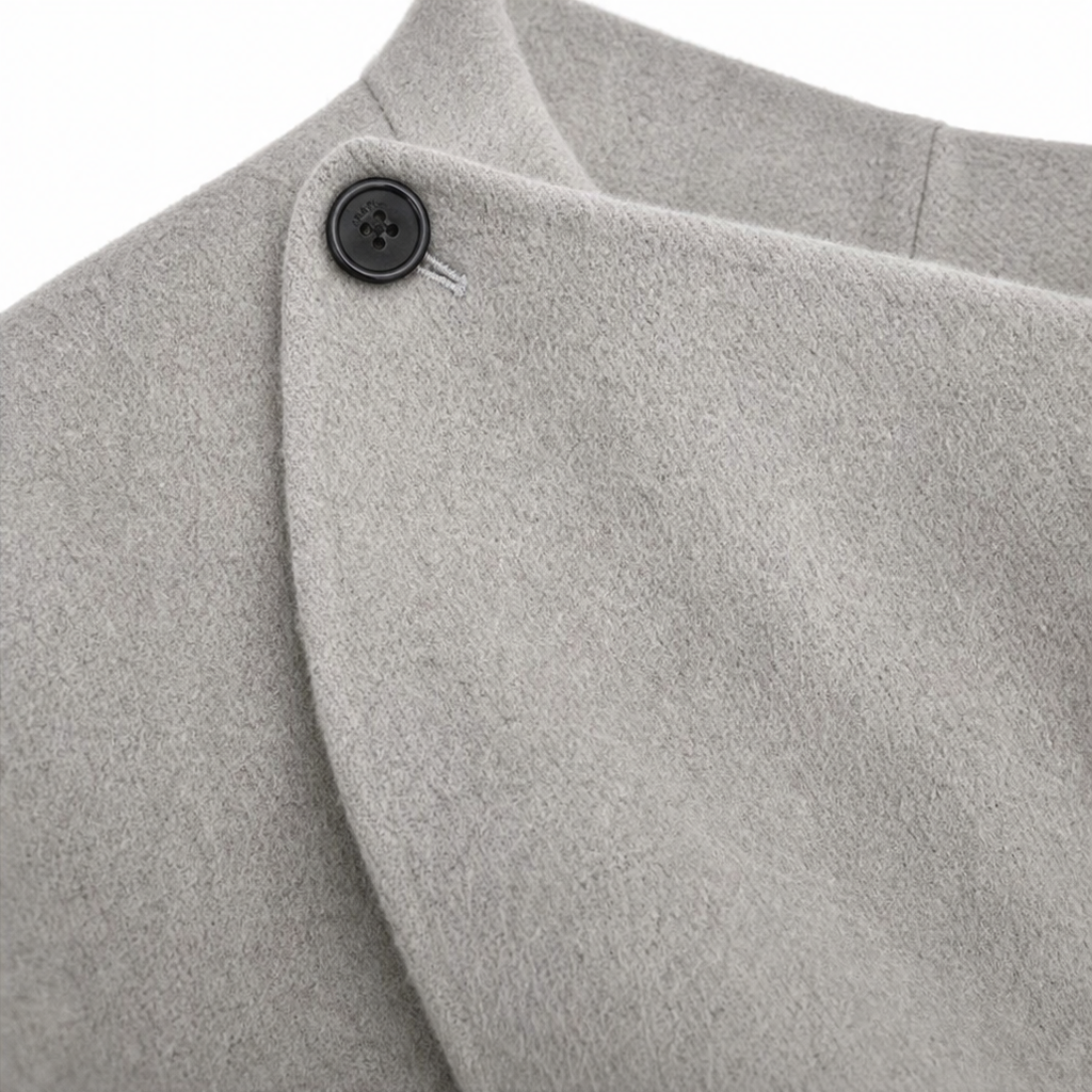 Wrapfield Wrap Cape Jacket - Women's Asymmetric Button Coat