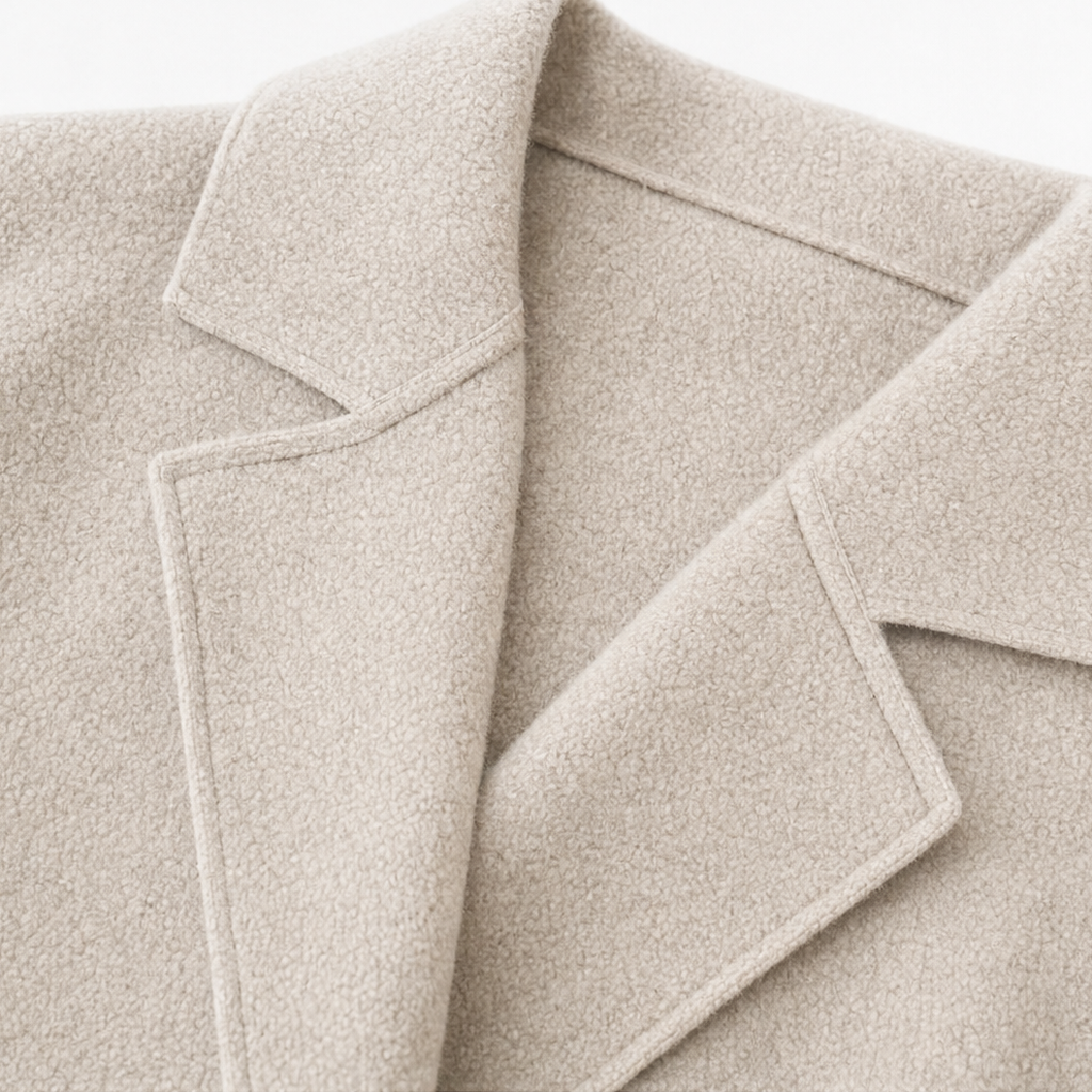Draperie Open-Front Longline Coat - Women's Wool-Look Coat