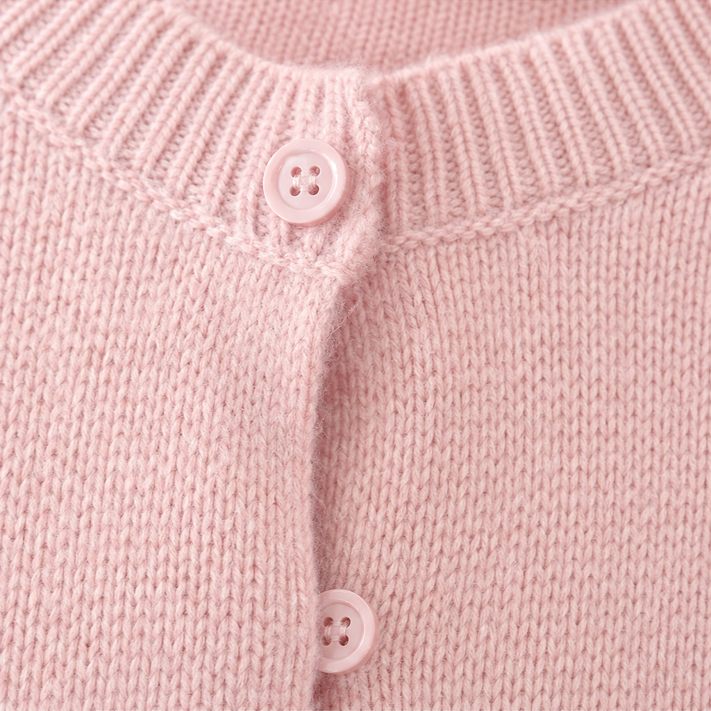 Wearbella Round Neck Cardigan - Plain Women's Knit Cardigan