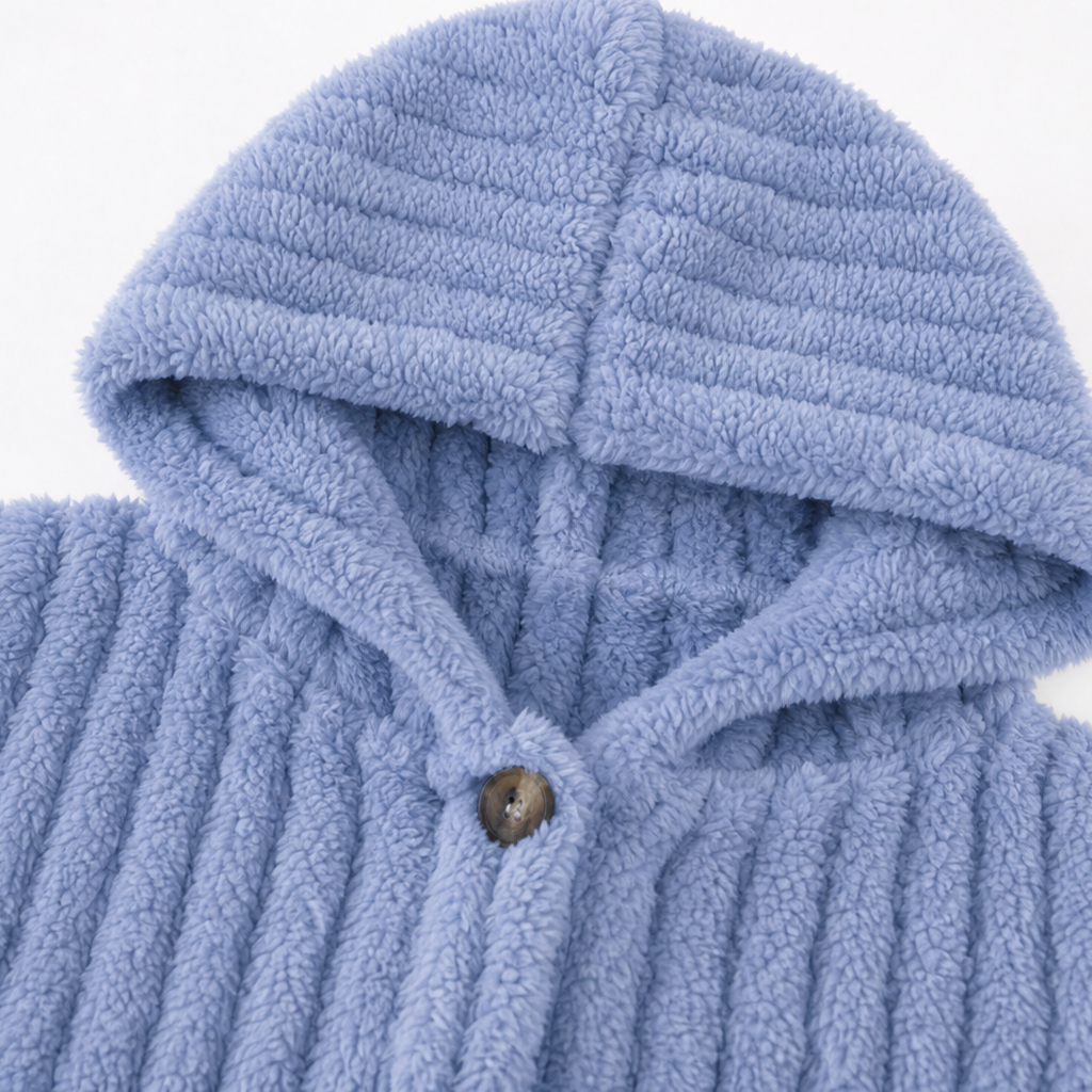 Wearbella Hooded Chunky Knit Cardigan - Women's Button-Up