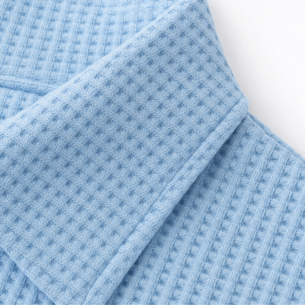 Waffield Waffle Knit Polo - Women's Open Collar Top