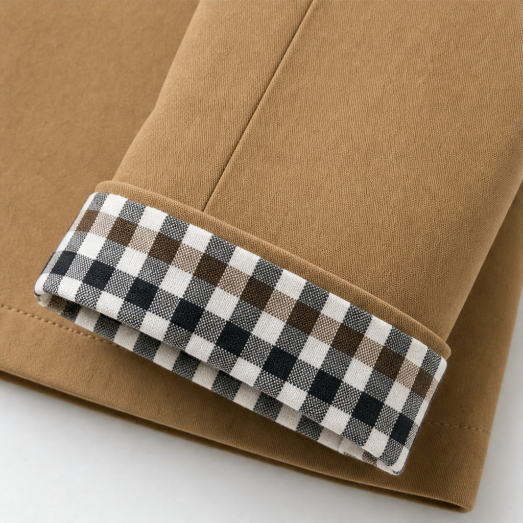 Mayfair Tartan Raglan Coat - Checked Sleeve Women's Coat