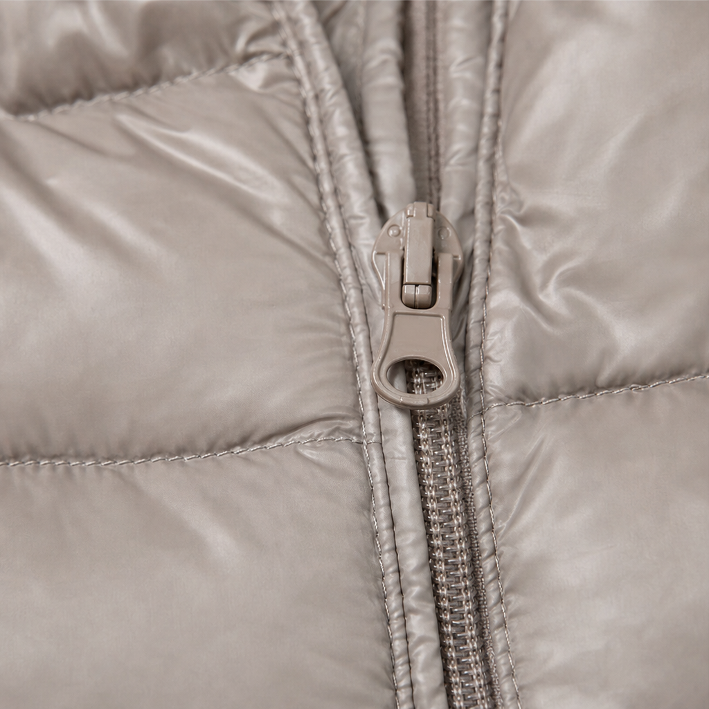 Veluna Long Quilted Puffer Coat - Women's Flared Puffer