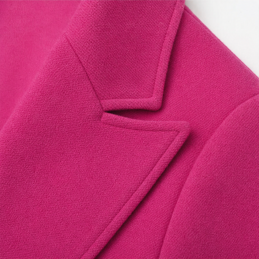 Wearbella Double-Breasted Coat - Wool-Look Women's Coat
