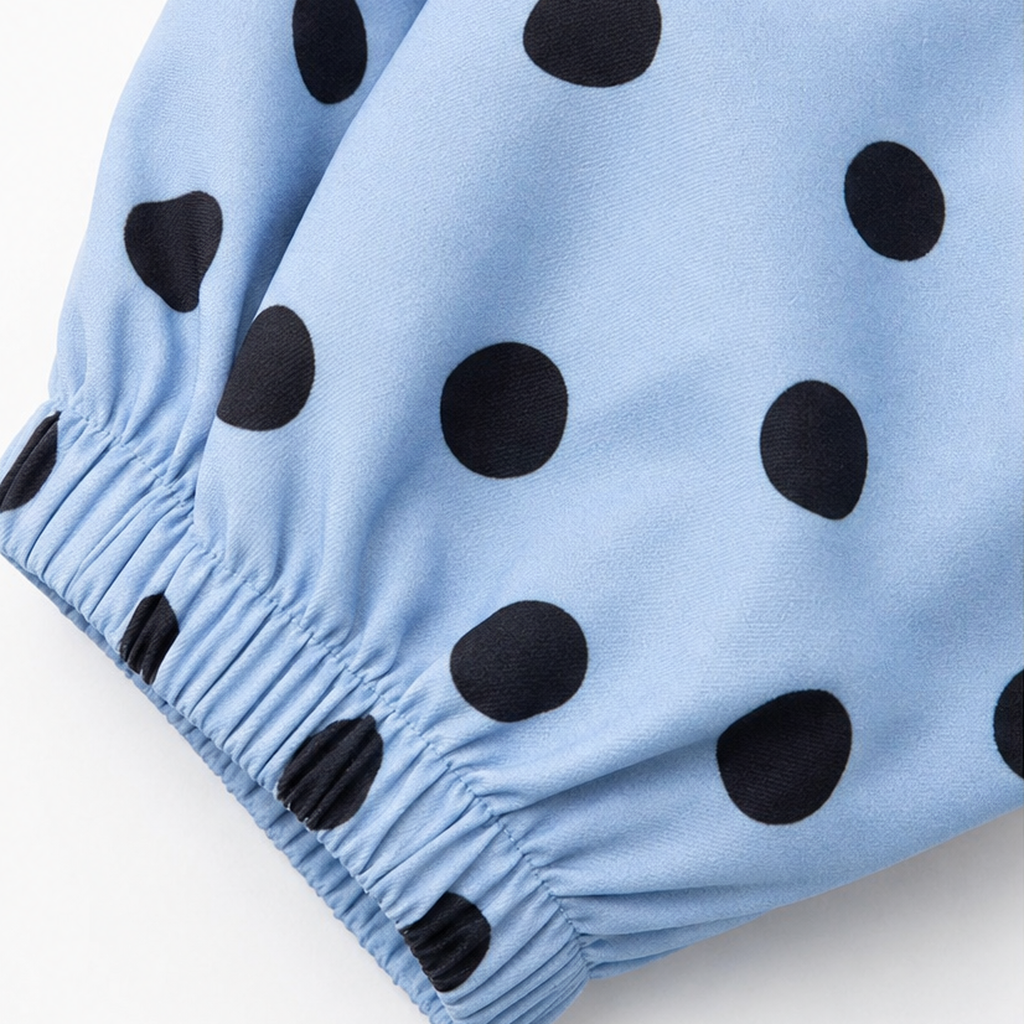 PolkaBelle Lantern Sleeve Jacket - Polka-Dot Women's Jacket