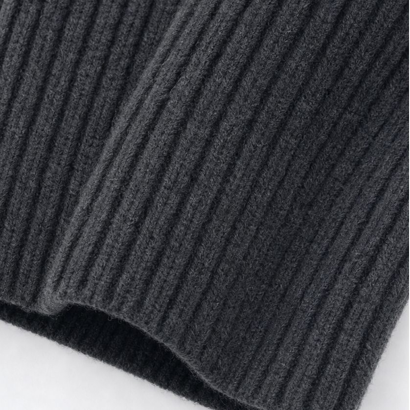 Wearbella Diagonal Zip Knit Jacket - Women's Ribbed Jacket