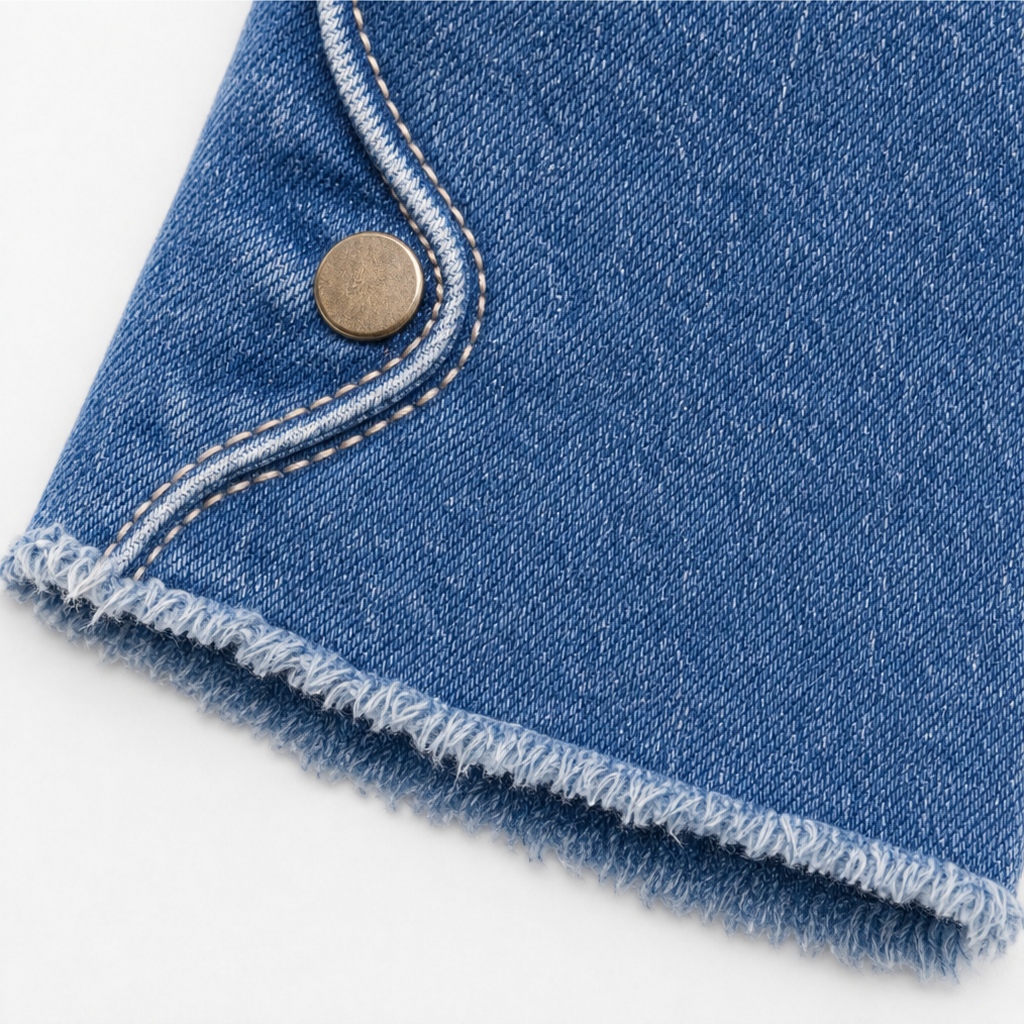 Flarelle Flare Jeans - Scalloped Side Button Women's Jeans