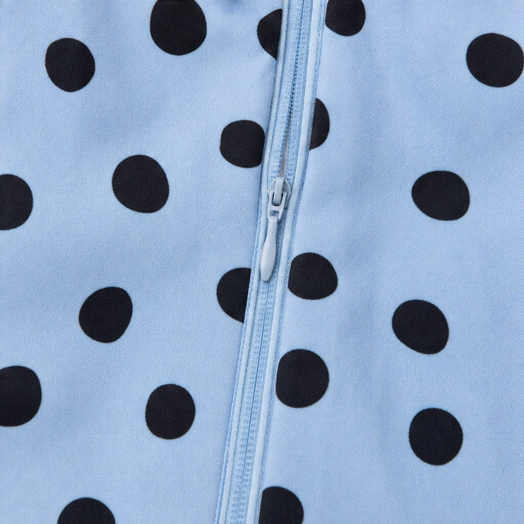 PolkaBelle Lantern Sleeve Jacket - Polka-Dot Women's Jacket