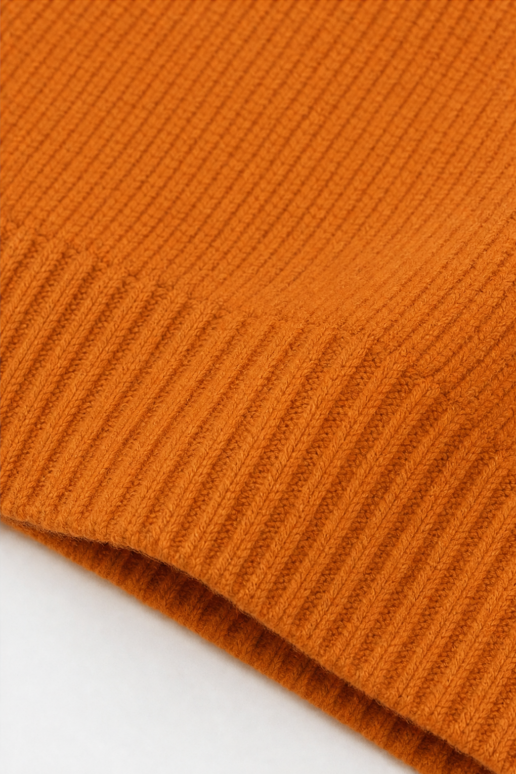 Softline - Ribbed V-Neck Relaxed Women's Knit Sweater