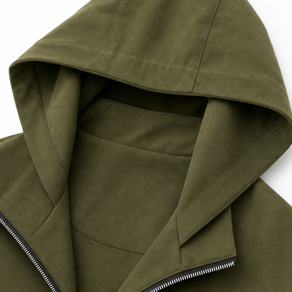Midella Hooded Jacket - Mid-Length Women's Travel Coat