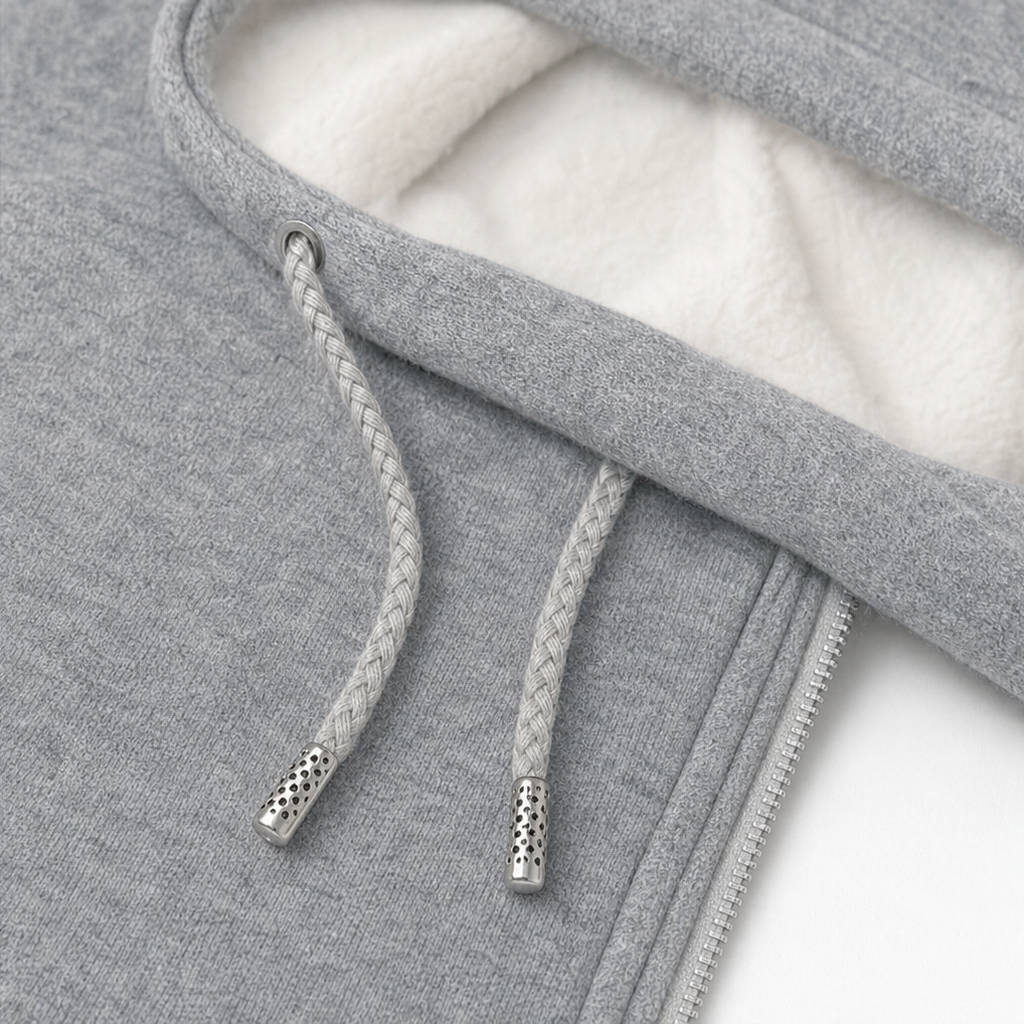 Wearbella Cable Knit Zip-Up Hoodie - Women's Longline