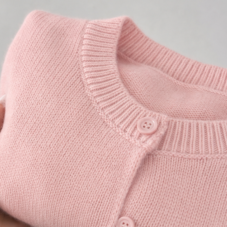 Wearbella Round Neck Cardigan - Plain Women's Knit Cardigan