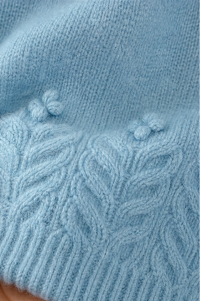 Cablesse Cable Knit Sweater - Women's Crew Neck Jumper
