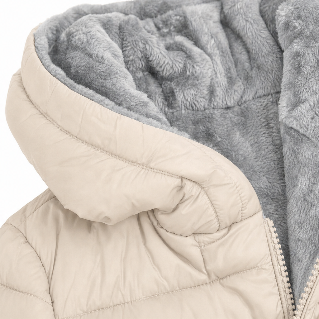 Cozelle Quilted Puffer Coat - Women's Hooded Longline
