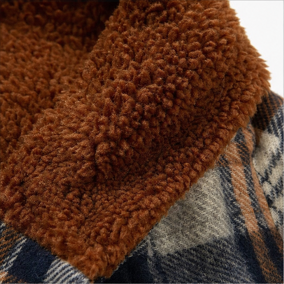 Huntlyn Sherpa-Lined Plaid Shacket - Women's Flannel Jacket