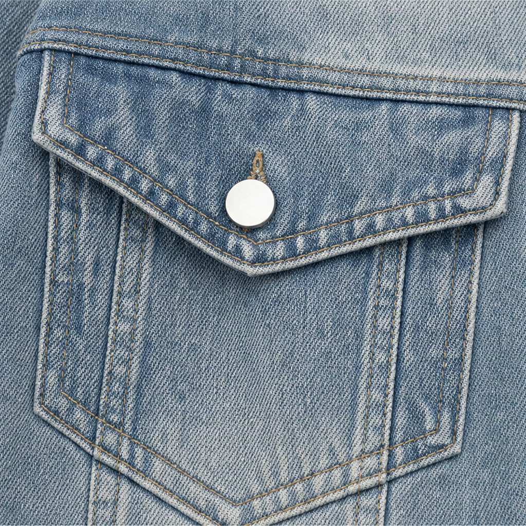 Veluna Asymmetric Denim Jacket - Women's Oversized Jacket