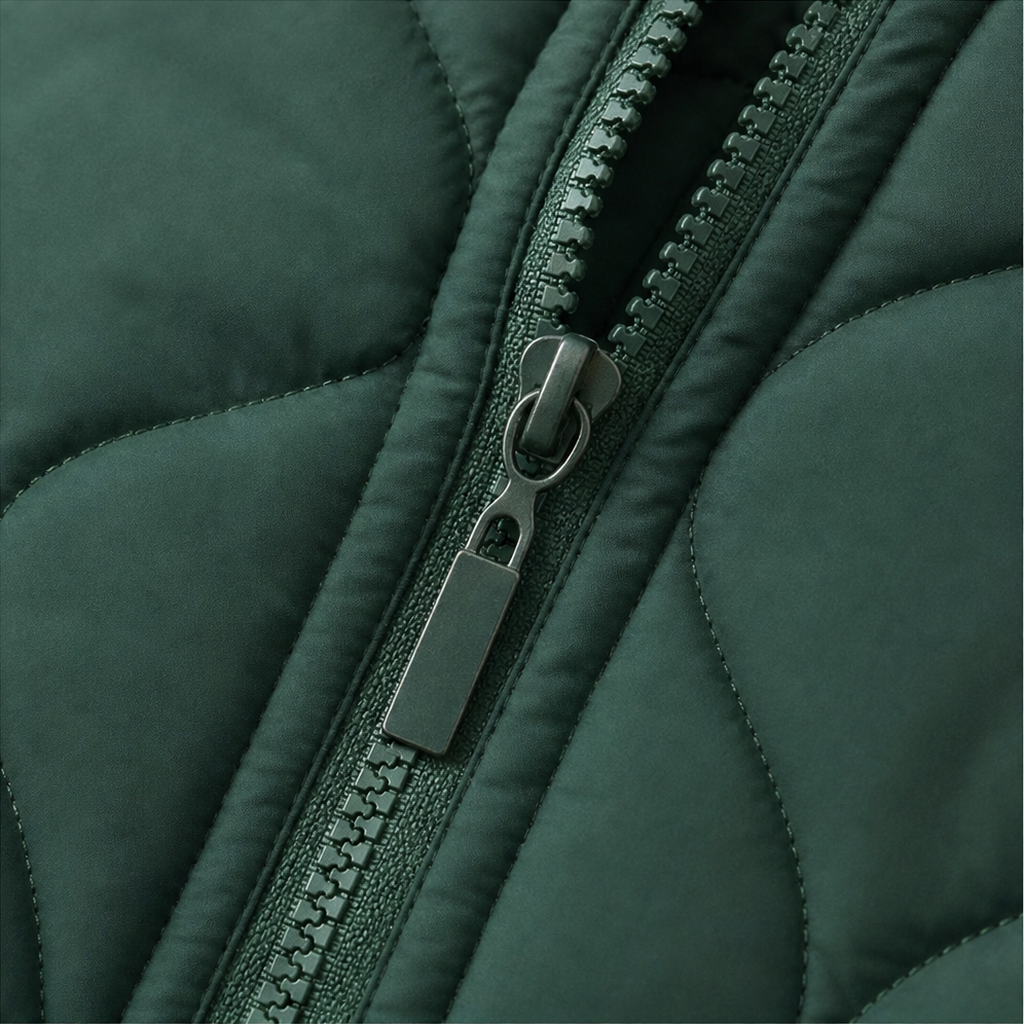 Wearbella Spliced Quilted Puffer - Women's Hooded Jacket