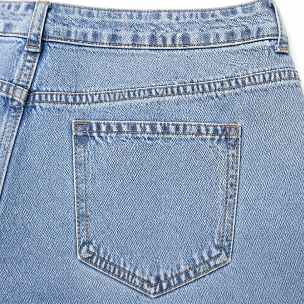 Vellara Wrap Waist Jeans - Wide Leg Women's Jeans