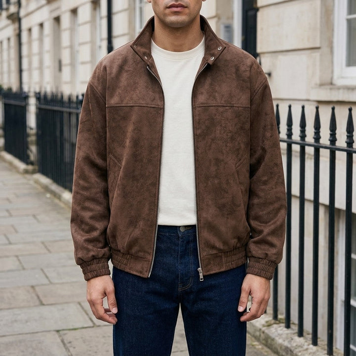 Arizona Suede Jacket - Men's Retro Suede Jacket
