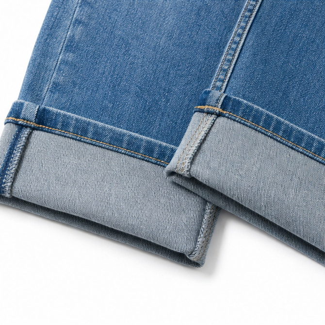 Cuffova Capri Jeans - Women's High Waist Stretch Jeans