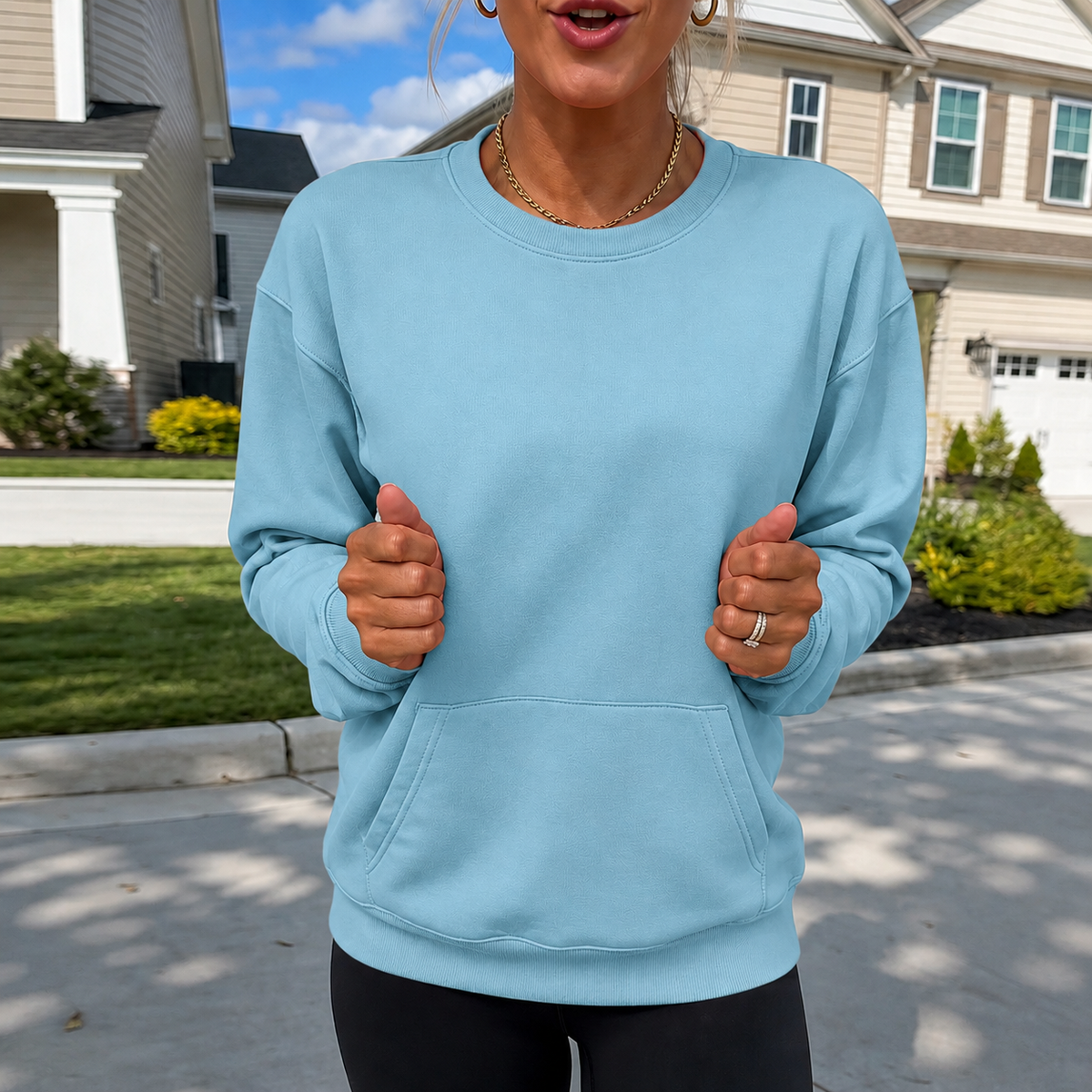 Restfield - Oversized Kangaroo Pocket Women's Sweatshirt