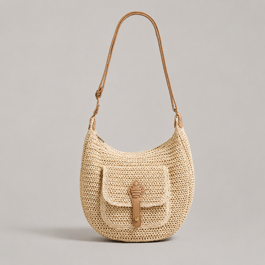 Bergamo Woven Shoulder Bag - Crochet Women's Crossbody
