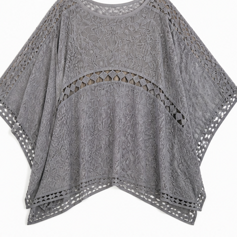 Wearbella Crochet Trim Cardigan - Women's Open Front Knit