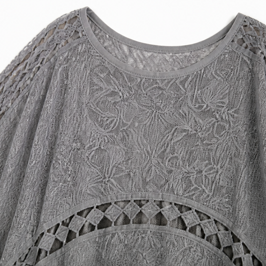 Wearbella Crochet Trim Cardigan - Women's Open Front Knit