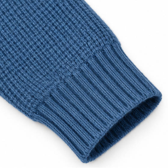 Lapelle Waffle Knit Cardigan - Women's Lapel Collar Knit