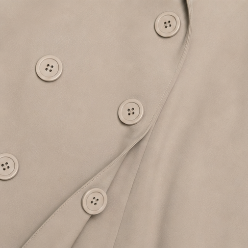 Wearbella Belted Trench Coat - Women's Double-Breasted Coat