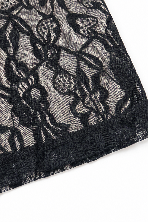 Vironne Lace Leggings - Women's Sheer Lace-Look Leggings