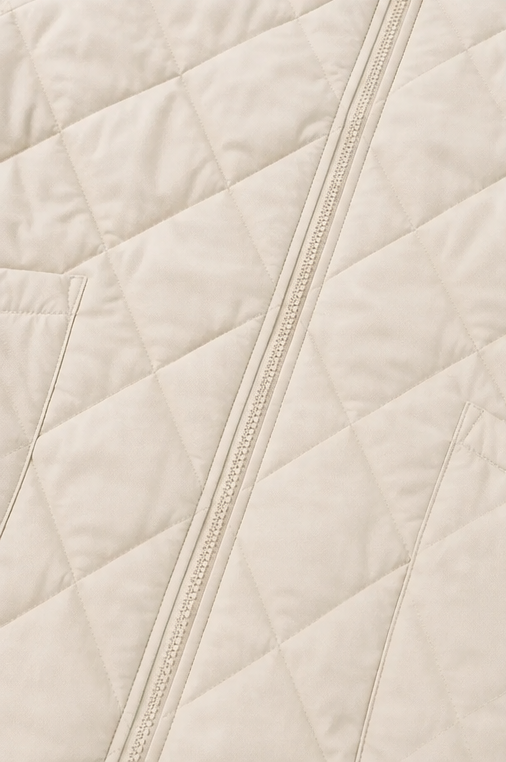 Knitpuff Knit Panel Puffer Jacket - Women's Quilted Jacket