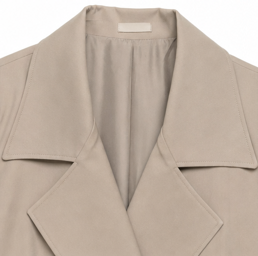 Wearbella Belted Trench Coat - Women's Double-Breasted Coat