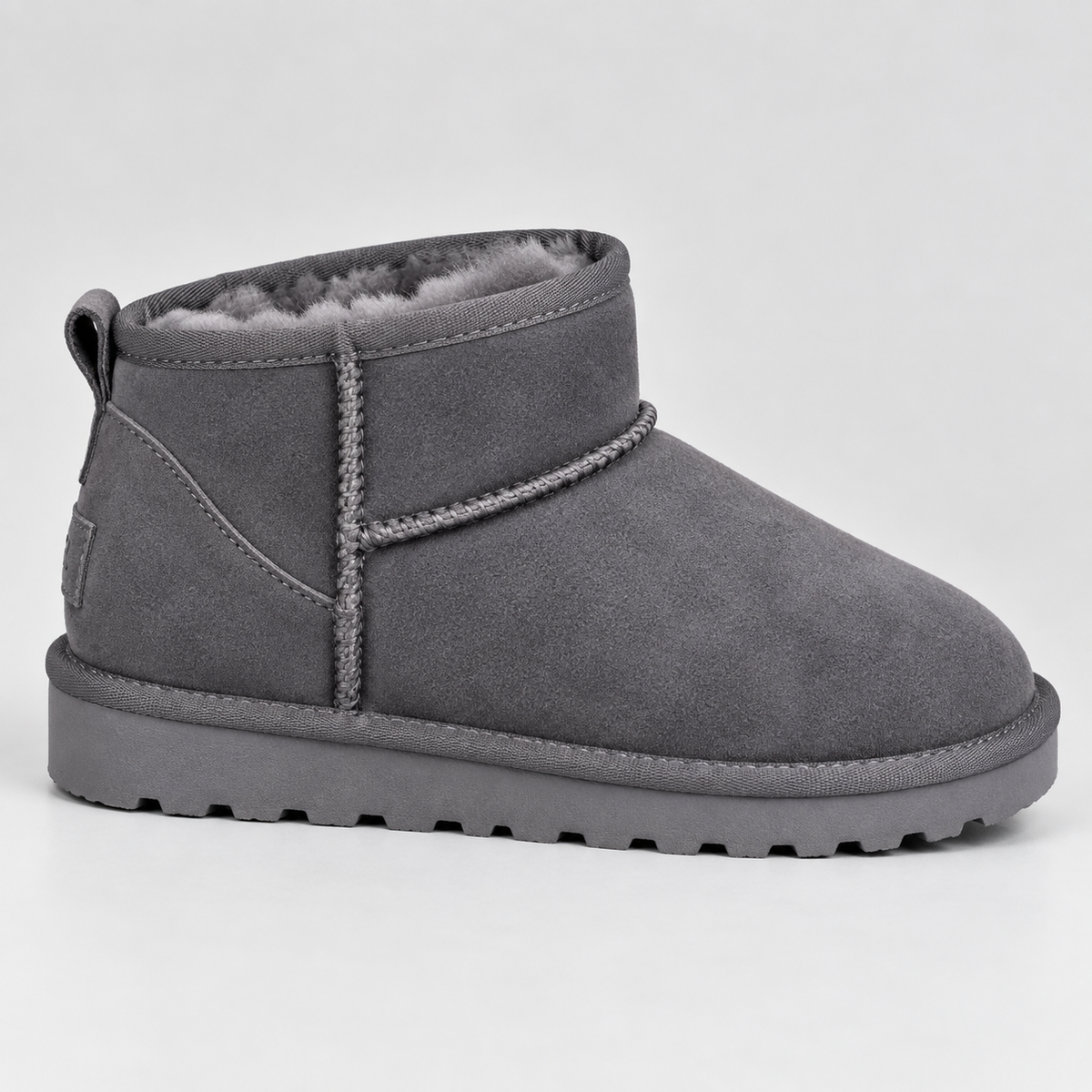 Suede Ankle Boots - Women's Fur Lined Winter Boots